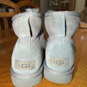 UGG Light Gray Classic Mini II Boots